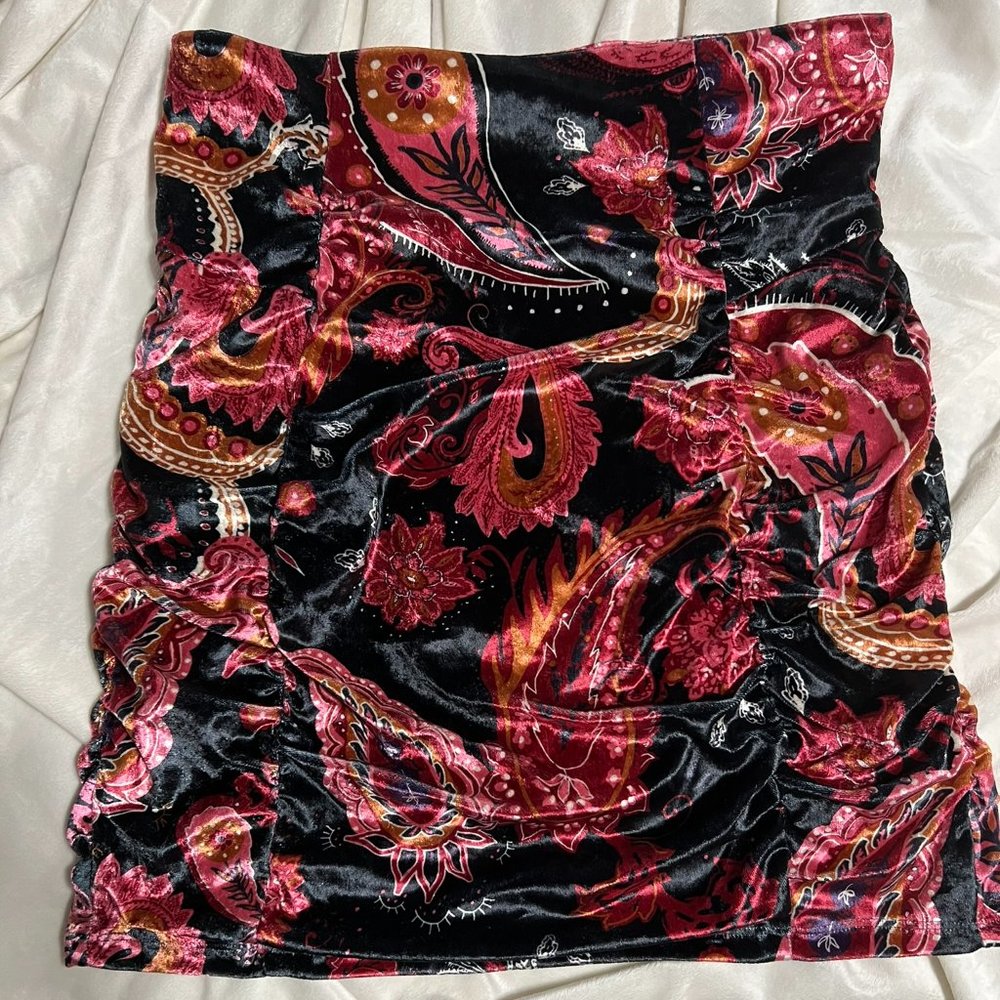 Free People Velour Skirt